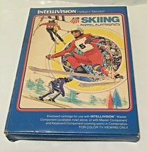 Vintage Intellivision Skiing Video Game Complete In Box - £5.47 GBP