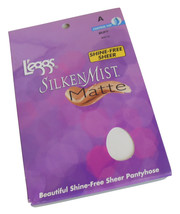 L&#39;eggs Silken Mist Matte Shine Free Sheer Pantyhose Buff A Control Top - £9.17 GBP