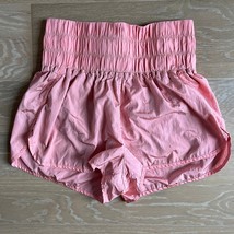 Free People Movement The Way Home Shorts Peach High Rise Lined Large - $44.99