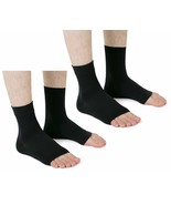 MojaSports Ankle Compression Sleeves (2 Pair) Plantar Fasciitis Foot Soc... - $16.78