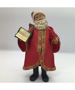 Vintage Santa With Embroidery Clothtiques Possible Dream Robe 1988 - $19.75