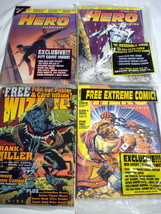 1 Sealed Wizard #40 Magazine 3  Sealed Hero  Magazines  #1, #6, #8  1993-94 - $9.99
