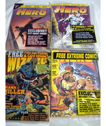 1 Sealed Wizard #40 Magazine 3  Sealed Hero  Magazines  #1, #6, #8  1993-94 - $183.19 MXN