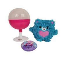 Pikmi Pops Surprise Sweet Scented &#39;love The Curly Bear&#39; &amp; Dough Mis Donut Plush - £6.89 GBP