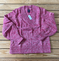 gap NWT Women’s v Neck pullover sweater Size S pink Q3 - £19.16 GBP