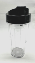 Oster Blender 24 oz Blend N Go Replacement Large Cup w/Flip Top Sip/Screw on Lid - $17.33