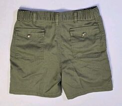 Vintage Boy Scouts Shorts Sz.16 W. 28 Green Cargo Elastic Waist Snap Poc... - $11.27