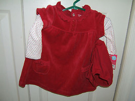 Carters Super-Cute Let&#39;s Play Red Dress Set. Sz. 6 Months (New w/Tags) - $9.85