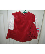 Carters Super-Cute Let&#39;s Play Red Dress Set. Sz. 6 Months (New w/Tags) - £7.78 GBP