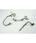 11-13 bmw x5 e70 4.4l v8 n63 left driver side turbo oil cooling lines pi... - $126.52 CAD
