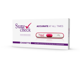 SURE CHECK Pregnancy Test CASSETTE 99% ACCURATE AT ALL TIMES - $9.29+