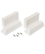 Over-The-Toilet Bathroom Spacesaver Leg Extension Kit, White, 2 Pieces - €26,49 EUR