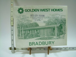 Golden West Homes 1991 Bradbury Floor Plan Model Specifications Designs ... - £25.24 GBP