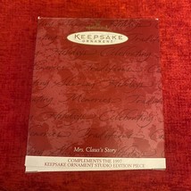 Hallmark Keepsake Ornament -1997 Mrs Claus&#39;s Story - £22.42 GBP