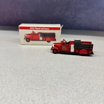 1939 Ward LaFrance Die-Cast Fire Truck Toy Model - Vintage Red Fire Engi... - $13.99