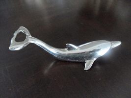 Silver Plated BMF Bottle Opener Bottle Nose Dolphin Germany Soda/Beer Or... - $62.71