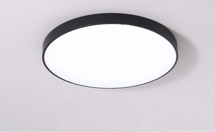 Black White Ceiling Led Lights for  Room Living Room Kitchen Ceiling Lamp 23cm 3 - £225.94 GBP