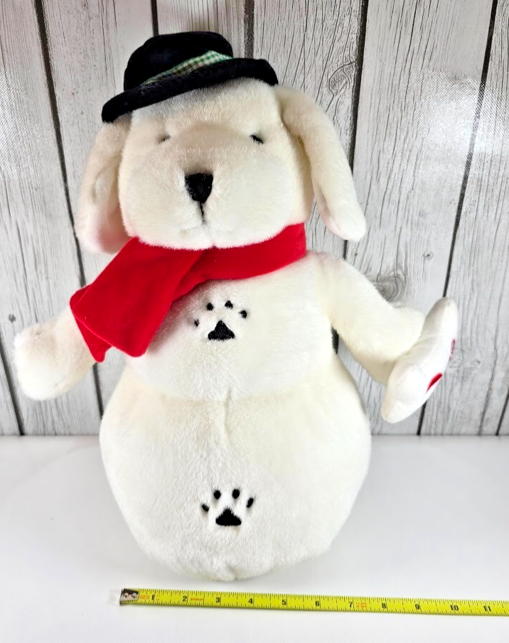 Petsmart Snowman Dog Plush 15” Winter Holiday White Stuffed Animal Toy 2000 Item image 9