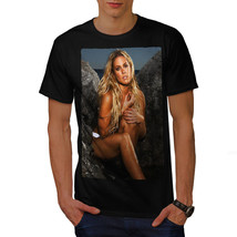 Wellcoda Naked Hot Girl Photo Mens T-shirt, Teen Graphic Design Printed Tee - £17.23 GBP+