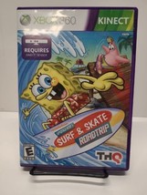 SpongeBob&#39;s Surf and Skate Roadtrip (Xbox 360, 2011) Game No Manual - £6.43 GBP