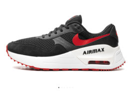 NIKE AIR MAX SYSTM MEN&#39;S RUNNING SHOES Black Red White DM9537 005 SZ 9~12 - $948.09 MXN
