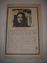 1973 Joan Baez Where are you now, my son Album Advertisement - £13.82 GBP