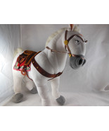 Disney Store MAXIMUS Plush White Horse from Tangled 14&quot; Poseable Legs Clean - $18.98 CAD