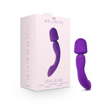 Blush Wellness Dual Sense Rechargeable Silicone Dual Ended G-Spot &amp; Wand Vibrato - £89.21 GBP
