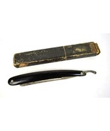 Diamondine Straight Razor V.C. &amp; Co Germany Celluloid Handle Leather E &amp;... - $29.70