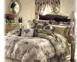 CROSCILL Chambord Rose Floral 3pc Queen Comforter with Pillows -Nice - $175.00
