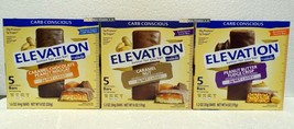 Millville Elevation Protein Bars Carb Conscious 3 Variety Flavors Second... - $33.00