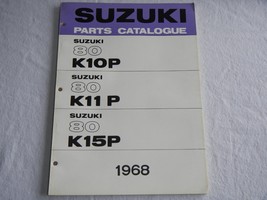 NOS 1964-1968 Suzuki 80 K10P K11P K15P Parts book list manual - $52.66