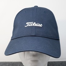 Titleist Golf Hat Cap Navy Strap Back Adjustable Lightweight One Size - $13.85