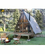 1 Bedroom A Frame Cabin Plans - $56.00