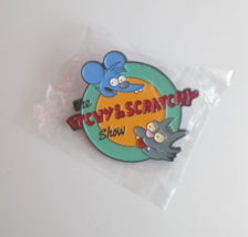 New The Itchy And Scratchy Show Colorful Enamel Cartoon Lapel Hat Pin - $6.44
