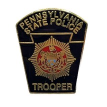 Pennsylvania State Trooper Police Dept Law Enforcement Enamel Lapel Hat Pin - £11.95 GBP