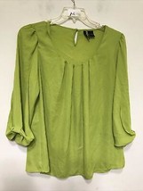 New Direction Top Blouse Women’s  Size  L Green - £10.44 GBP