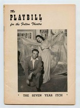 Playbill The Seven Year Itch Tom Ewell Vanessa Brown 1953 Fulton Theatre NYC - £14.01 GBP