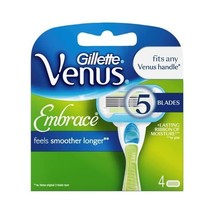 Gillette Venus Embrace Blades 4 catrige pack (Imported - Packing can dif... - £26.18 GBP