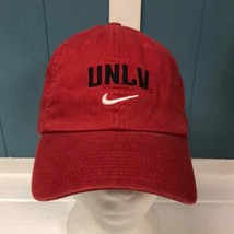 Nike Team UNLV Rebels Hat Red Black Adjustable Legacy Football Men - £18.06 GBP
