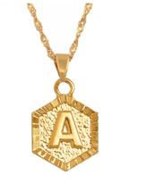  Women Charm A-Z Alphabet Letter Pendant Stainless Steel Necklace  - £31.45 GBP