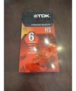 TDK T-120 Premium Quality HS 6 Hour VHS Tape &quot;NEW&quot; Sealed - €11,93 EUR