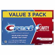 Crest Cavity Protection Regular Toothpaste, 2.9 oz - Pack of 4 - £10.72 GBP