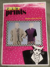 Paw Prints Pattern 007 Kimono Jacket and Vest Sizes XS-3XL Uncut Vintage 90&#39;s - £9.55 GBP