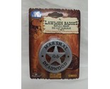 Legends Of The Wild West Marshal Deadwood Lawmen Badge Replica Series - $21.37