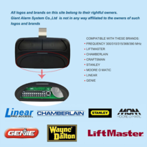Multi Frequency Rolling Code Remote Genie/Liftmaster/Linear/Stanley 300/310/315 - £15.64 GBP
