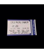 Vtg Jay Leno Stand Up Concert Ticket Stub 7/31/1992 Las Vegas Caesars Pa... - $47.45