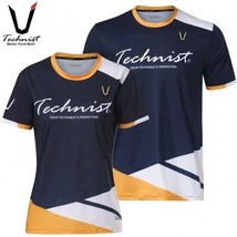 TECHNIST 2024 Unisex Short Sleeve T-Shirt Badminton Tee Top Asia-Fit NWT TNT6429 - £34.46 GBP