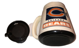 Chicago Bears Official License Shuttle Mug Wide Bottom W/ Lid - $258.43 MXN