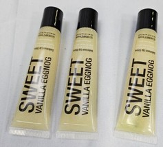 3 Hempz Lip Shine Treats Sweet Vanilla Eggnog Shimmer Lip Gloss Set 0.51oz Each  - £7.64 GBP